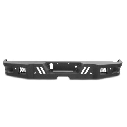 ECO-Series Rear Bumper; 1/8 in. Steel Plate; Textured Black;