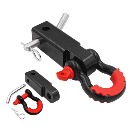 2" Demon Recovery Tow Hooks Bracket with 3/4" Shackle Device for Off-Road