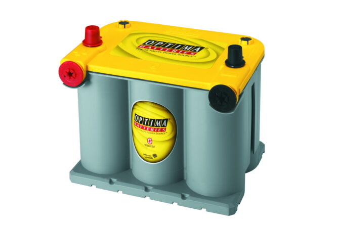 YellowTop® Deep Cycle Battery; UNBOXED; Grp. D75/25; Cold Crank Amp 620; Crank Amp 770; Reserve Cap. 100; Amp Hour 48; Dual Terminal; L-9 5/16 in.; W-6 13/16 in.; H-7 5/8 in.;