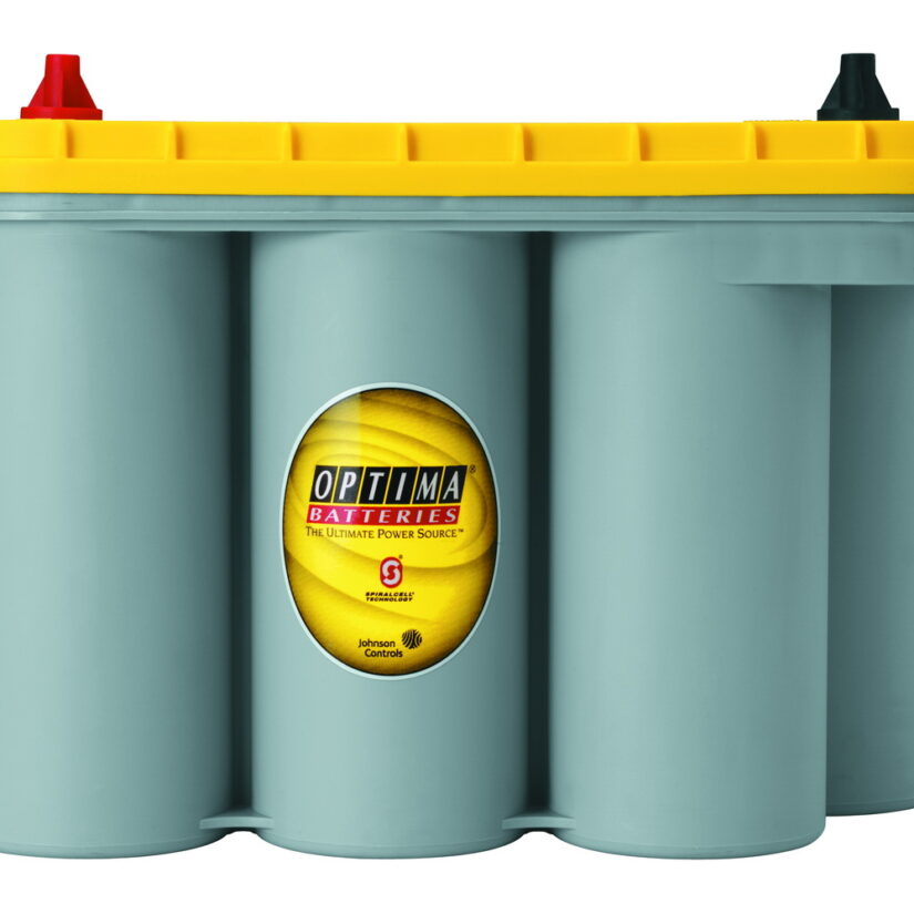 YellowTop® Deep Cycle Battery; UNBOXED; Grp. D31T;Cold Crank Amps 900;Crank Amps 1125;Res. Cap. 155;Ampere Hour 75;Threaded Terminal;L-12 13/16 in.;W-6.5 in.;H-9 3/8 in.;