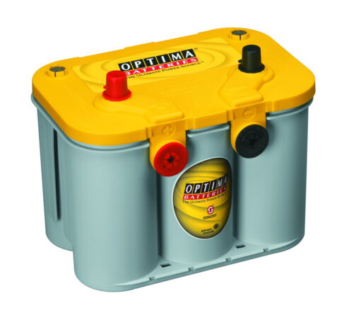YellowTop® Deep Cycle Battery; UNBOXED; Group D34/78; Cold Crank Amps 750; Crank Amps 870; Res. Capacity 120; Ampere Hour 55; Top Terminal; L-10 in.; W-6 7/8 in.; H-7 13/16 in.;