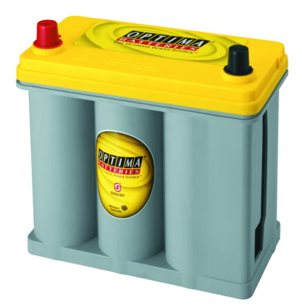 YellowTop® Deep Cycle Battery; UNBOXED; Grp. D51; Cold Crank Amp 450; Crank Amp 575; Res. Capacity 66; Amp Hour 38; Top Terminal; L-9 5/16 in.; W-5 1/16 in.; H- 8 15/16 in.;