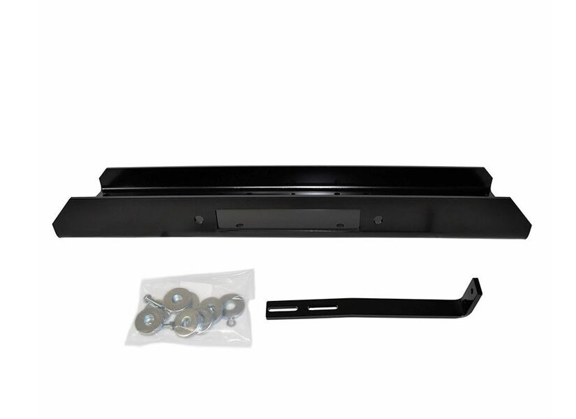 Bolt-On Winch Plate (Tube Bumper Only) (Black Powder Coated)
