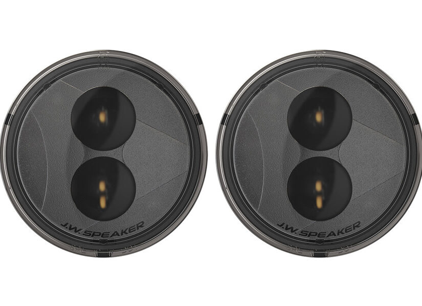 JW Speaker 239 J2 Series, 3.5in Round LED Turn Signal Light Kit, Smoke - JK