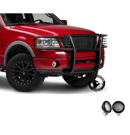 Black Horse Off Road 17FP28MA-PLFB Grille Guard Kit