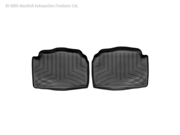 FloorLiner™ DigitalFit®; Black; Rear; 2 Pieces;