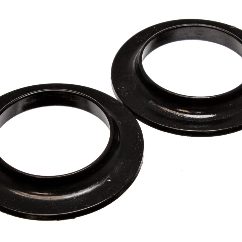 Coil Spring Isolator Set; Black; ID 3.75 in.; OD 5 13/16 in.; H-7/8 in.; Performance Polyurethane;