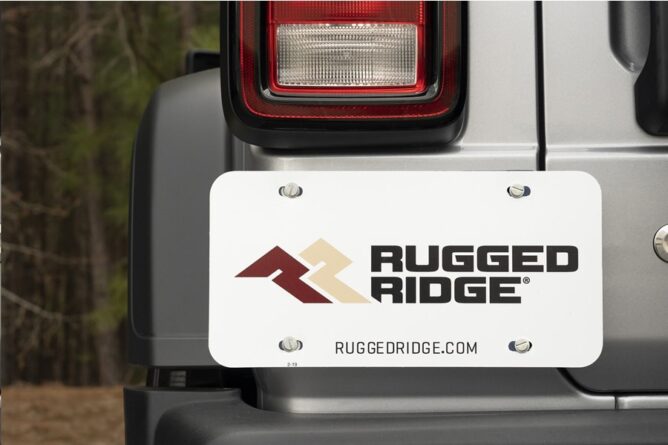 Rugged Ridge Magnetic License Plate Holder