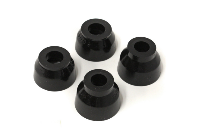 Ball Joint Dust Boot Set; Black; Front; Performance Polyurethane; Incl. 2 Upper/Lower Ball Joint Boots;