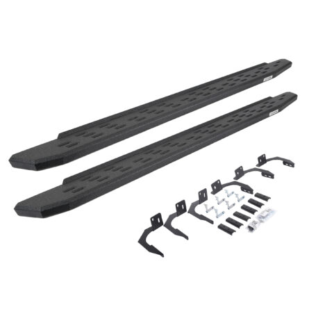 Go Rhino 69609980T - RB30 Running Boards with Mounting Bracket Kit - Protective Bedliner Coating