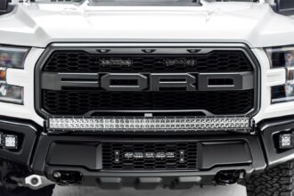 OEM Bumper Grille LED Kit; Incl. [1] 10 in. LED Single Row Slim Light Bar And Universal Wiring Harness; Mounts Behind OEM Bumper Grille;