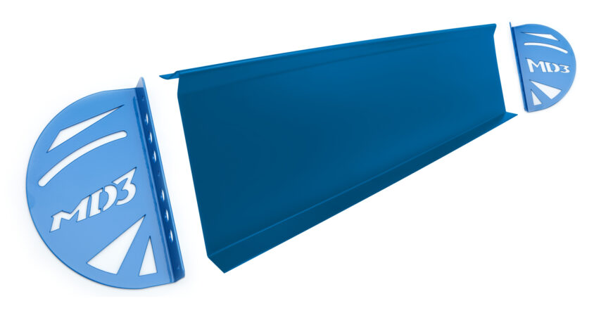 Spoiler Right Side Kit MD3 Blue