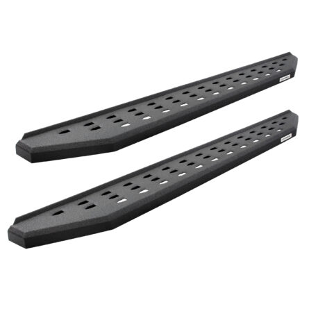 Go Rhino 6944397320T - RB20 Running boards - Complete Kit: RB20 Running board + Brackets + 2 pair RB20 Drop Steps - Textured Black