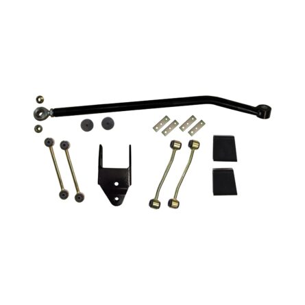 3.5-6 in. Component Box With Front Adjustable Track Bar; Bump Stop Spacers; Sway Bar End Links; Brake Line Extension Brackets; And Rear Track Bar Bracket.