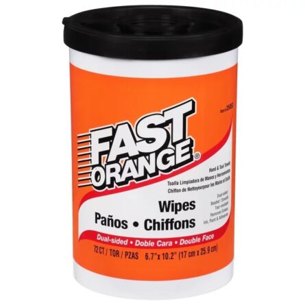 Fast Orange 72Ct Wipes Tub