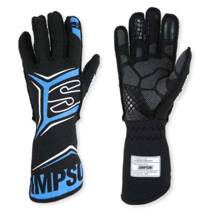 Glove Magnata Large Black / Blue SFI 3.5/5