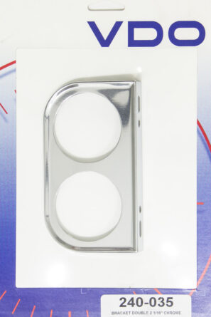 Chrome Two Hole 2-1/16in Mount Bracket