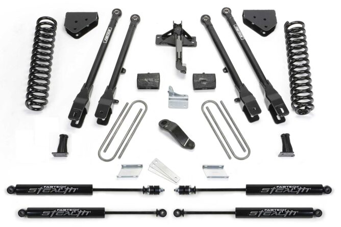 Fabtech 6" 4LINK SYS W/COILS & STEALTH 2008-16 FORD F250 4WD