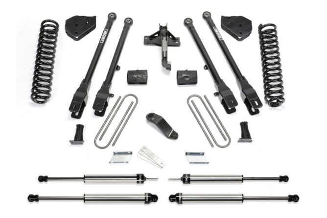 Fabtech 4" 4LINK SYS W/COILS & DLSS SHKS 17-21 FORD F250/F350 4WD DIESEL