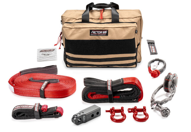 Factor 55 00475-04-LARGE SAWTOOTH WINCH ACCESSORY KIT (BLACK HITCHLINK AND LARGE BAG)