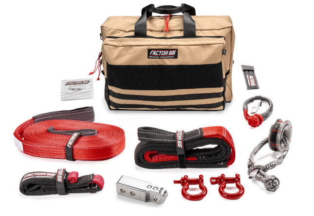 Factor 55 00475-05-LARGE SAWTOOTH WINCH ACCESSORY KIT (SILVER HITCHLINK AND LARGE BAG)