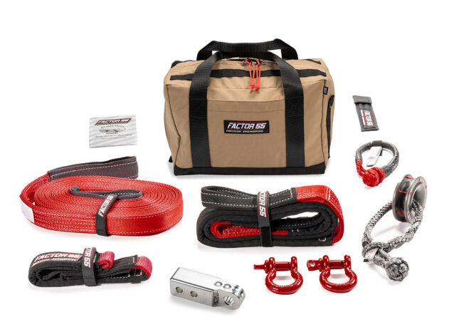 Factor 55 00475-05-MEDIUM SAWTOOTH WINCH ACCESSORY KIT (SILVER HITCHLINK AND MED BAG)