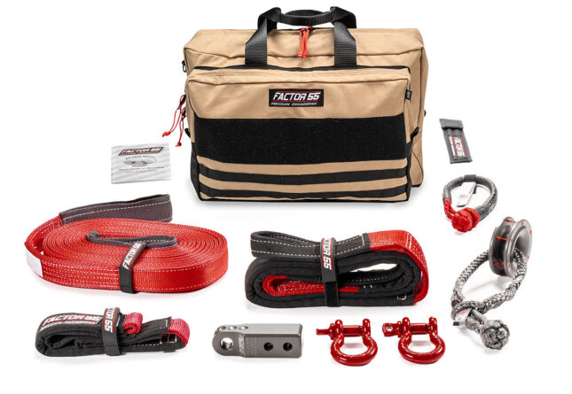 Factor 55 00475-06-LARGE SAWTOOTH WINCH ACCESSORY KIT (GRAY HITCHLINK AND LARGE BAG)