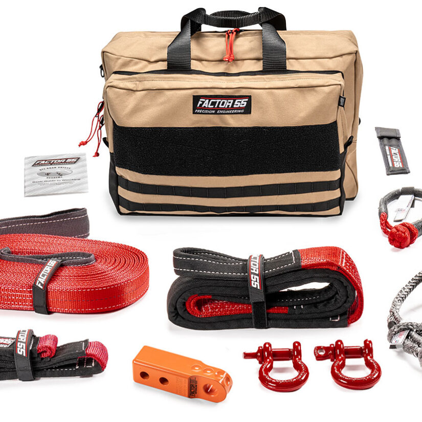 Factor 55 00475-07-LARGE SAWTOOTH WINCH ACCESSORY KIT (ORANGE HITCHLINK AND LARGE BAG)