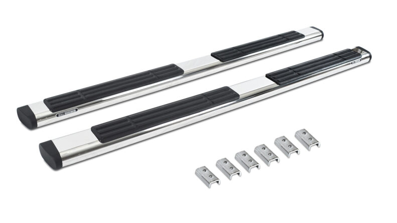 Go Rhino 686412687PS - 6" OE Xtreme SideSteps With Mounting Bracket Kit - Polished Stainless Steel