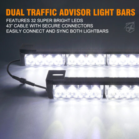 Xprite Contract G1 Series Dual LED Traffic Advisor Strobe Lights