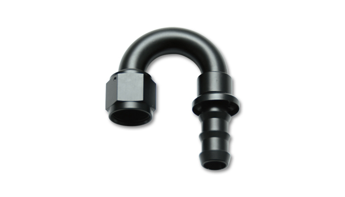 Push-On 180 Degree Hose End Elbow Fitting -10