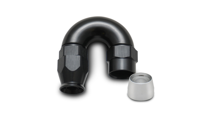 180 Degree High Flow Hose End Fitting -6