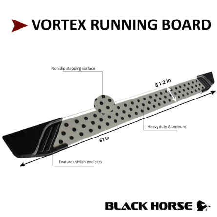 Black Horse Off Road VO-J267 Vortex Running Boards