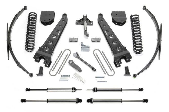 Fabtech 10" RAD ARM SYS W/COILS & DLSS SHKS 2011-16 FORD F250 4WD