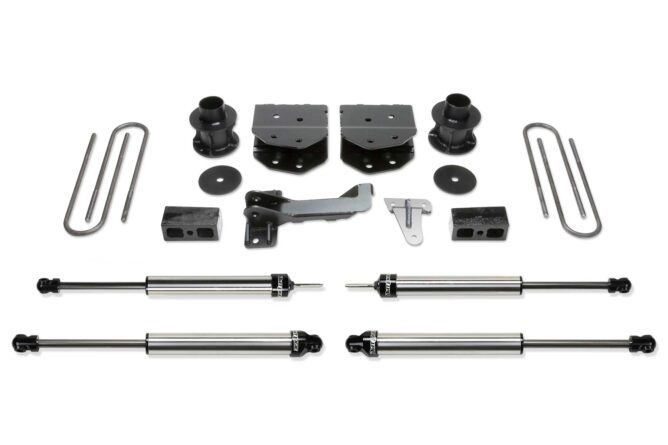 Fabtech 4" BUDGET SYS W/DLSS SHKS 2005-07 FORD F250/350 4WD