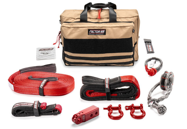 Factor 55 00475-01-LARGE SAWTOOTH WINCH ACCESSORY KIT (RED HITCHLINK AND LARGE BAG)