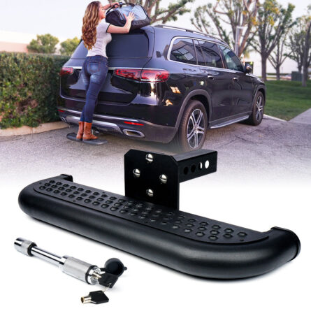 Xprite Trailer 26" Tow Hitch Step with Hitch Lock for 2 Inch Receiver