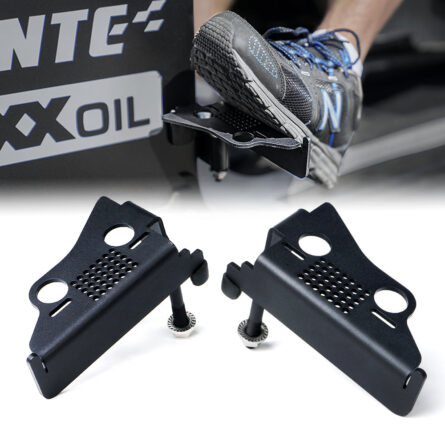 Xprite Front Foot Pegs with Jeep Grille for 2007-2018 Jeep Wrangler JK