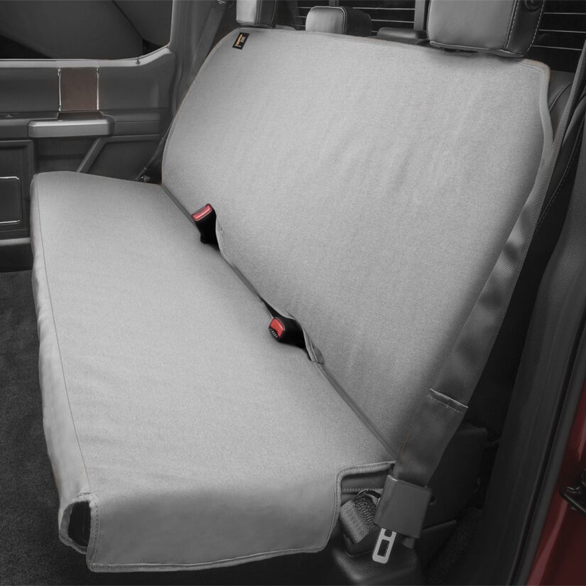 Seat Protector; Gray; Bench Seat Width 64 in.; Depth 21 in.; Back Height 26 in.;