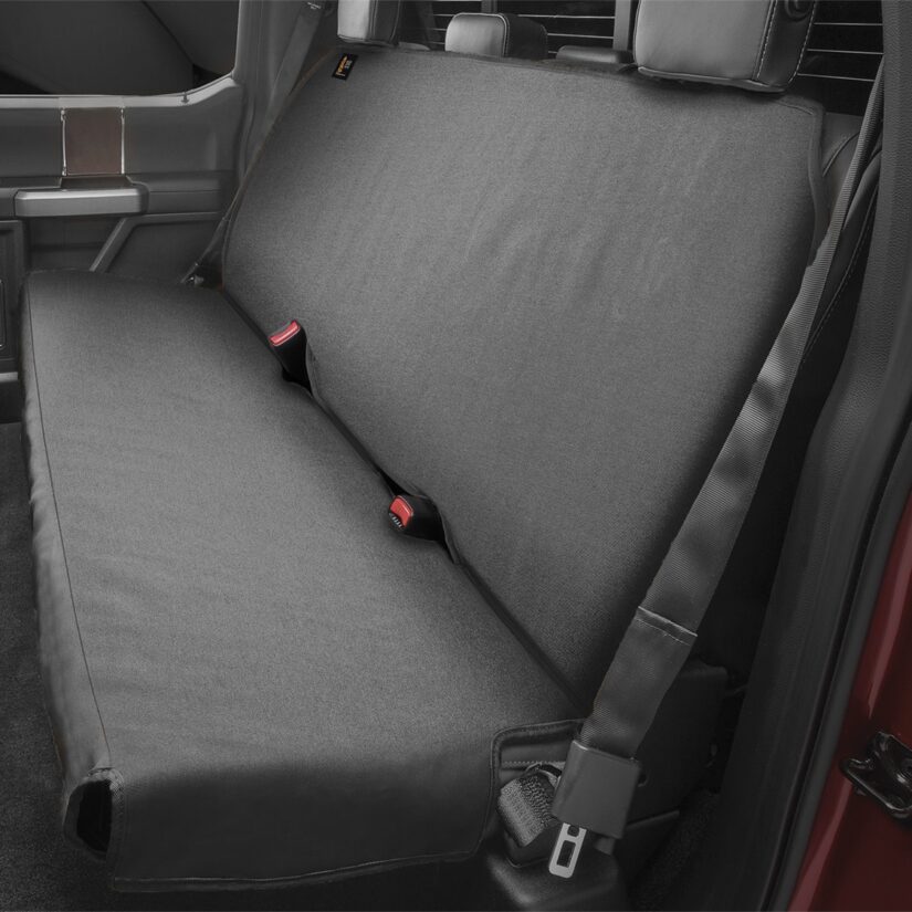 Seat Protector; Black; Bench Seat Width 56 in.; Depth 20 in.; Back Height 18 in.;