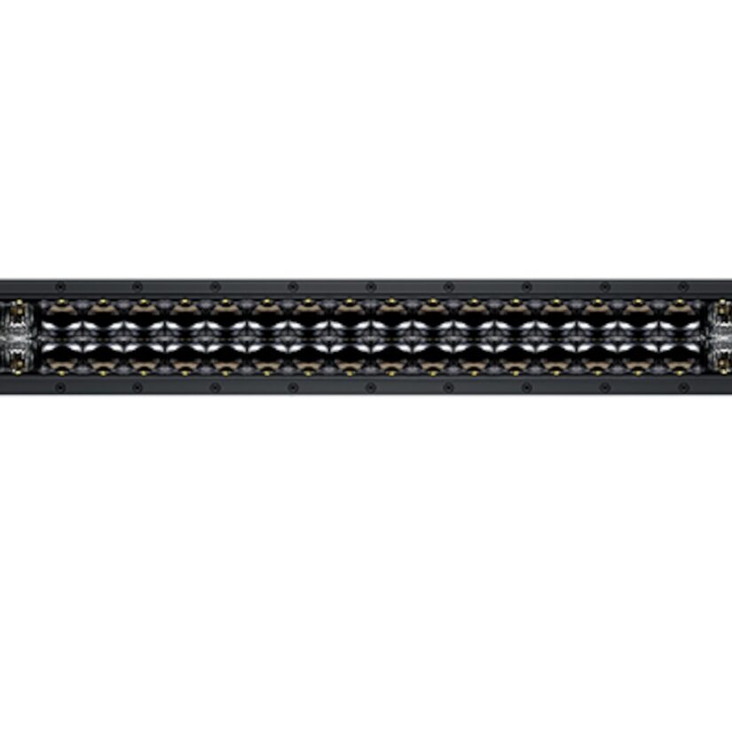 Universal Lighting Auxiliary Lamps; 21.5 in.; Black Magic Tough; Double Row Curved Lightbar; 1GJ;