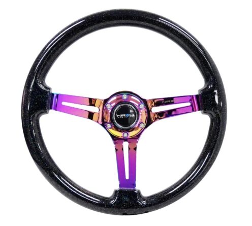 Steering Wheel 350mm 3in Dish Galaxy -Neochrome