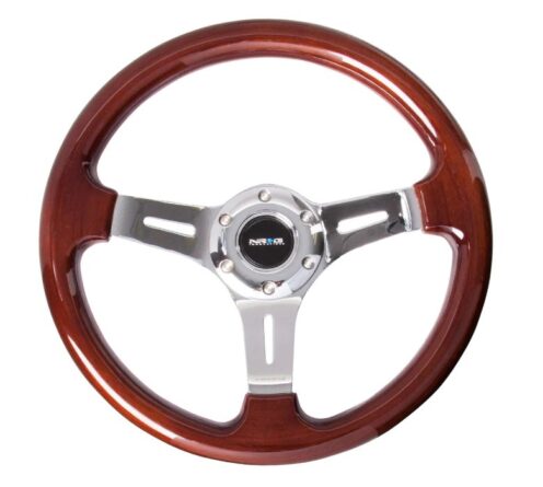 Steering Wheel 330mm 1in Dish Classic Wood Grain