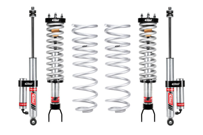Eibach Springs E86-27-011-04-22 Pair of Front Coilovers + Rear Reservoir Shocks + Rear Springs
