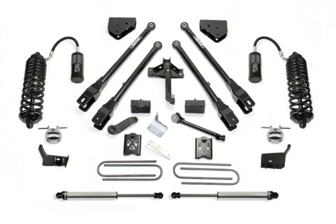 4 Link Lift System; For 6 in. Lift; Incl. Front 4.0 Resi Coilovers/Rear 2.25 Shocks;
